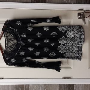 Venus black tie formal event lace dress